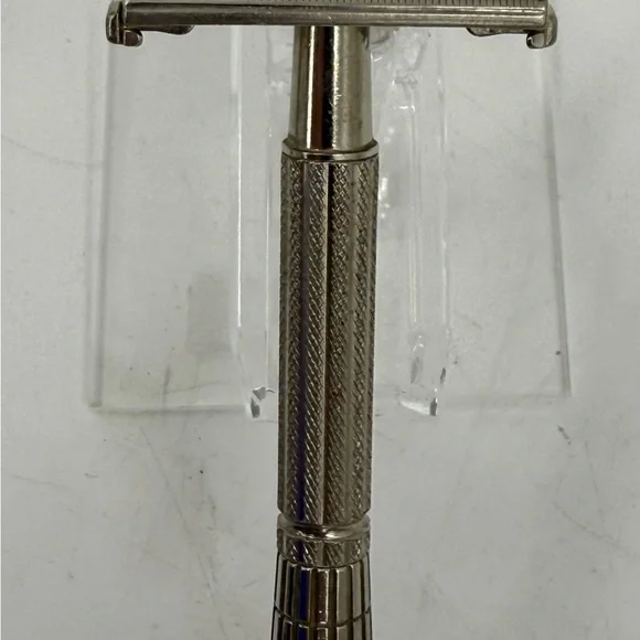 Gillette Super Speed Vintage Z-2 1954 Double Edge Safety Razor Chrome Smooth - Picture 2 of 9